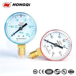 Manômetro de soquete de latão