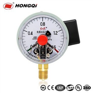 Medidores de pressão com contato elétrico de auxílio magnético