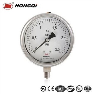 150mm Suporte de aço inoxidável Manômetro Hidráulico vácuo de pressão de água negativo medidor pneumático de oxigênio