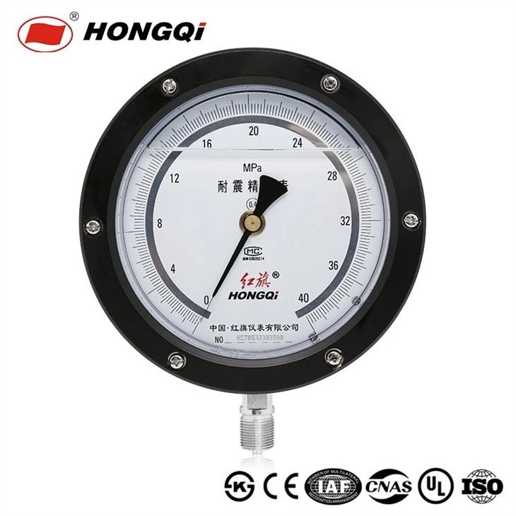 150mm OEM Shockproof Precision Pressure Gauge With Painted Steel Case