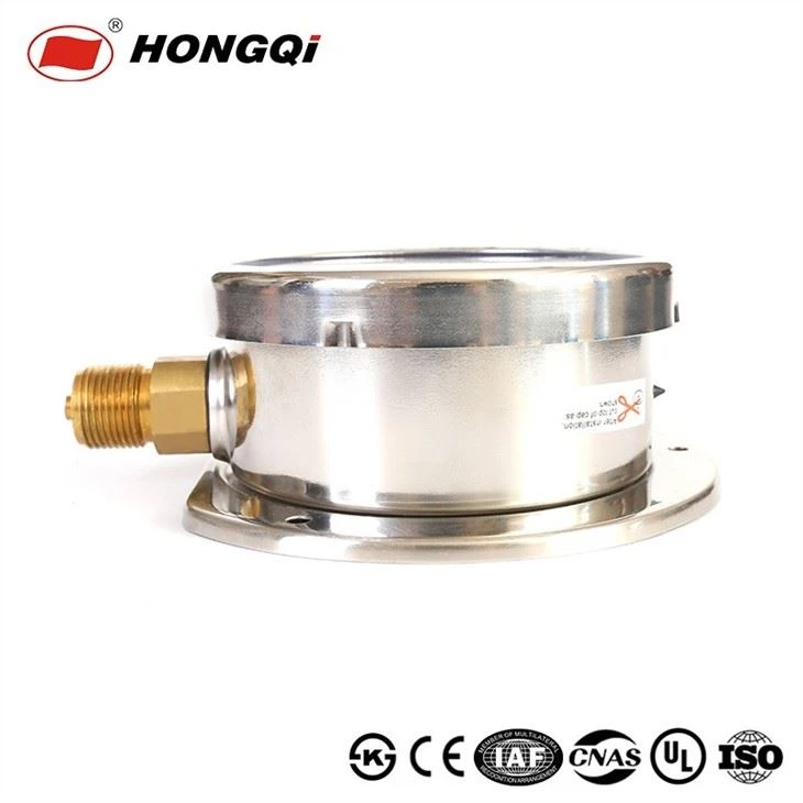 60mm Liquid Filled Lower Mount Brass ConnectionPressure Gauge