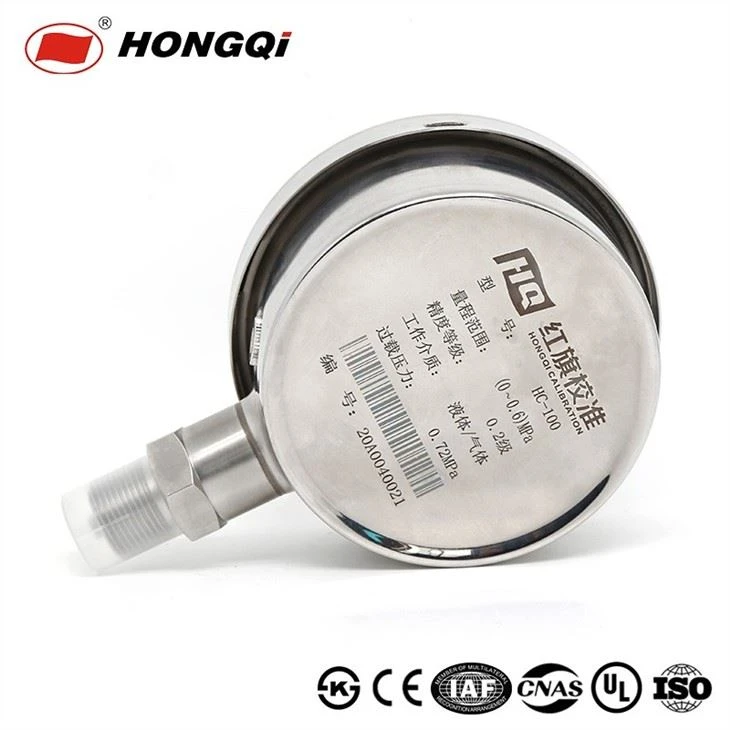 Hongqi Oil/Air Digital Pressure Gauge For Industrial Engineering & Hydraulic