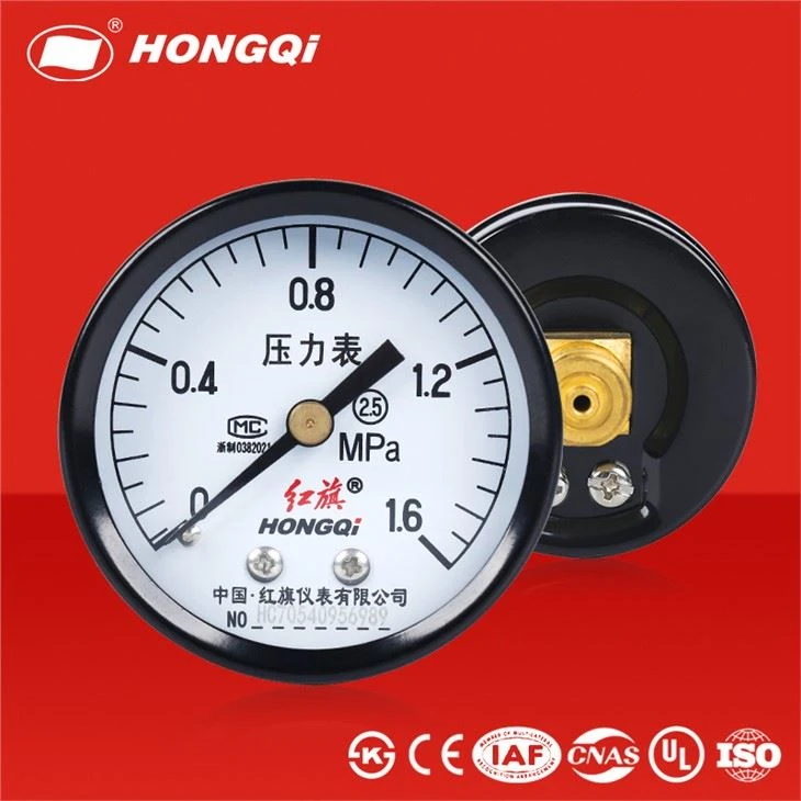 Hongqi Y-40z com medidor de pressão de conexão traseira com CE/ISO/UL/Ks