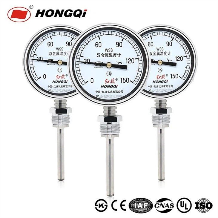 WSS-411 Bi- Metal Thermometer With Stainless Steel Case